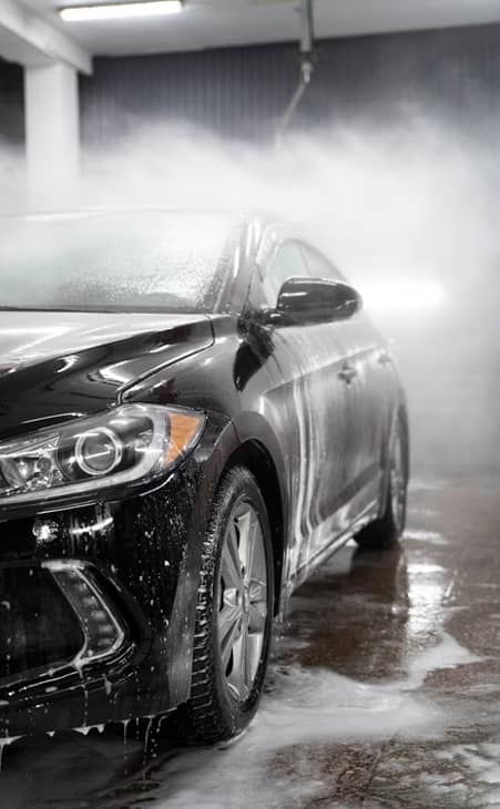Drive through car wash Drive through car wash