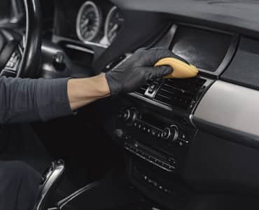 Interior car detailing